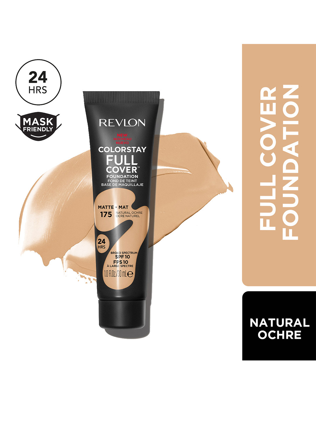 

Revlon Colorstay Full Cover Foundation - Natural Ochre 175, Beige