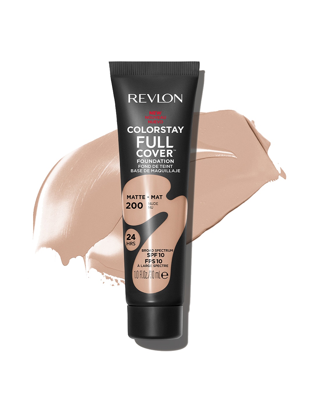 

Revlon Colorstay Full Cover SPF 10 Foundation 30 ml - Nude 200, Black