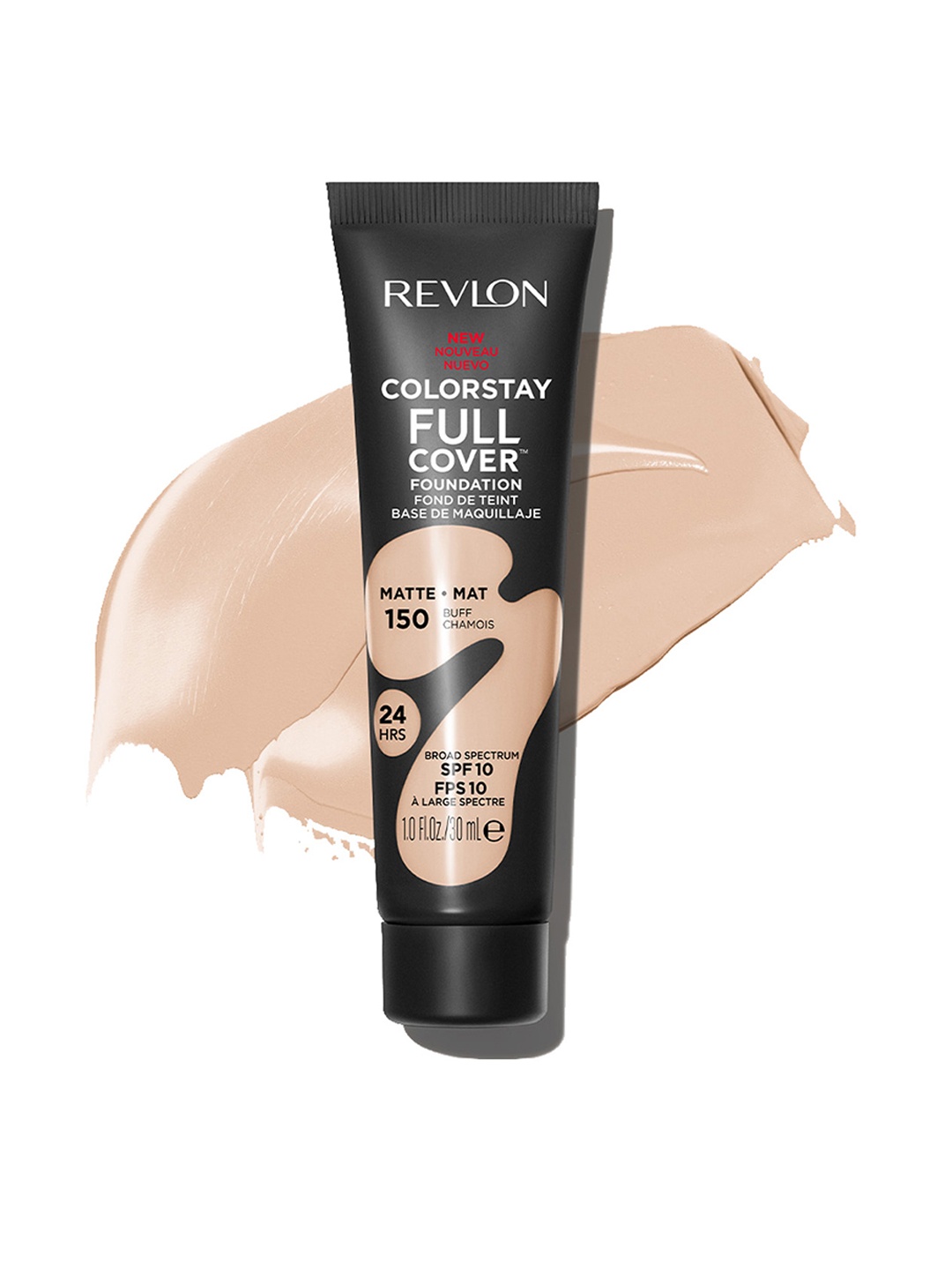 

Revlon Colorstay Full Cover SPF 10 Foundation 30 ml - Buff 150, Black