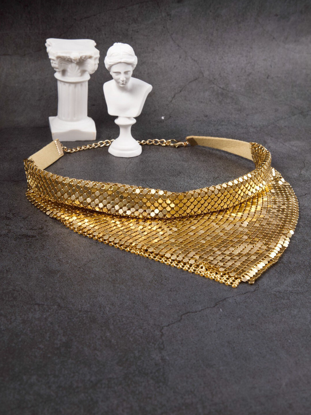 

anore Gold-Toned Gold-Plated Necklace