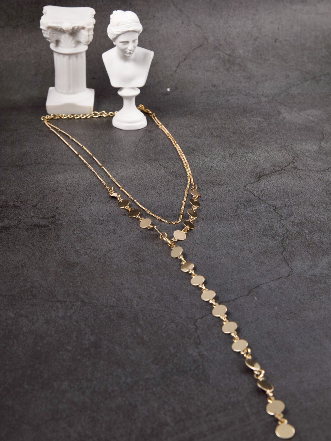 

anore Gold-Plated Layered Necklace