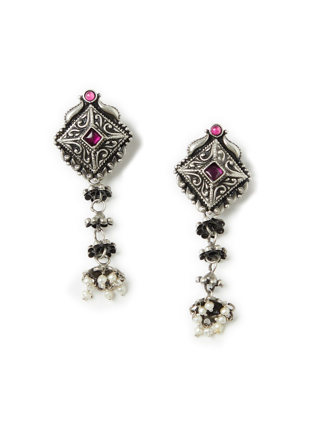 

Fabindia Sterling Silver 925 Classic Drop Earrings