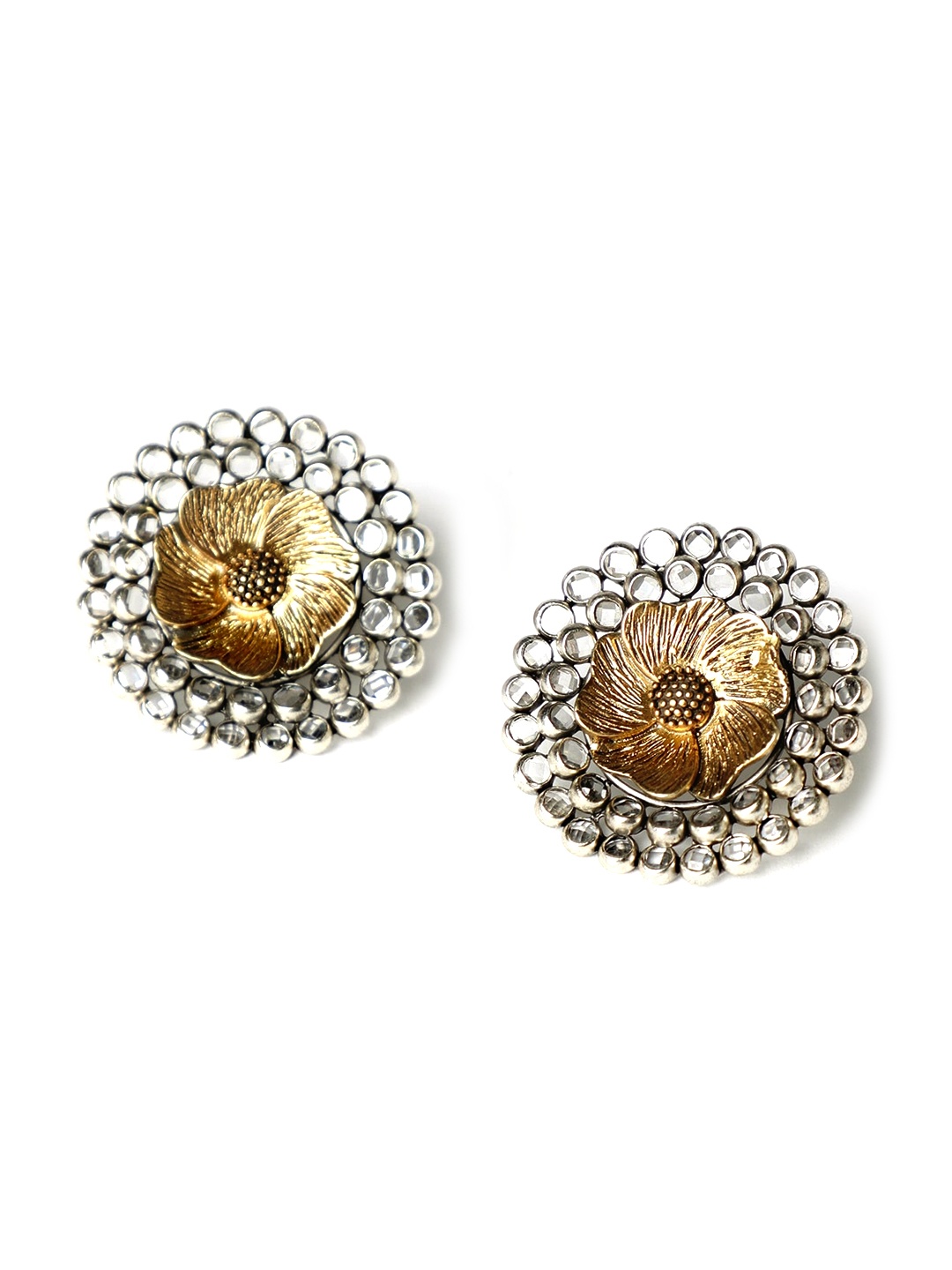 

Fabindia Silver-Plated Contemporary Studs