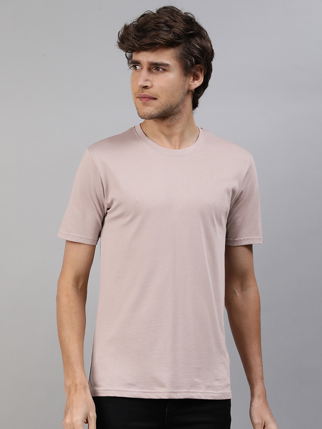 

The Souled Store Men Beige T-shirt