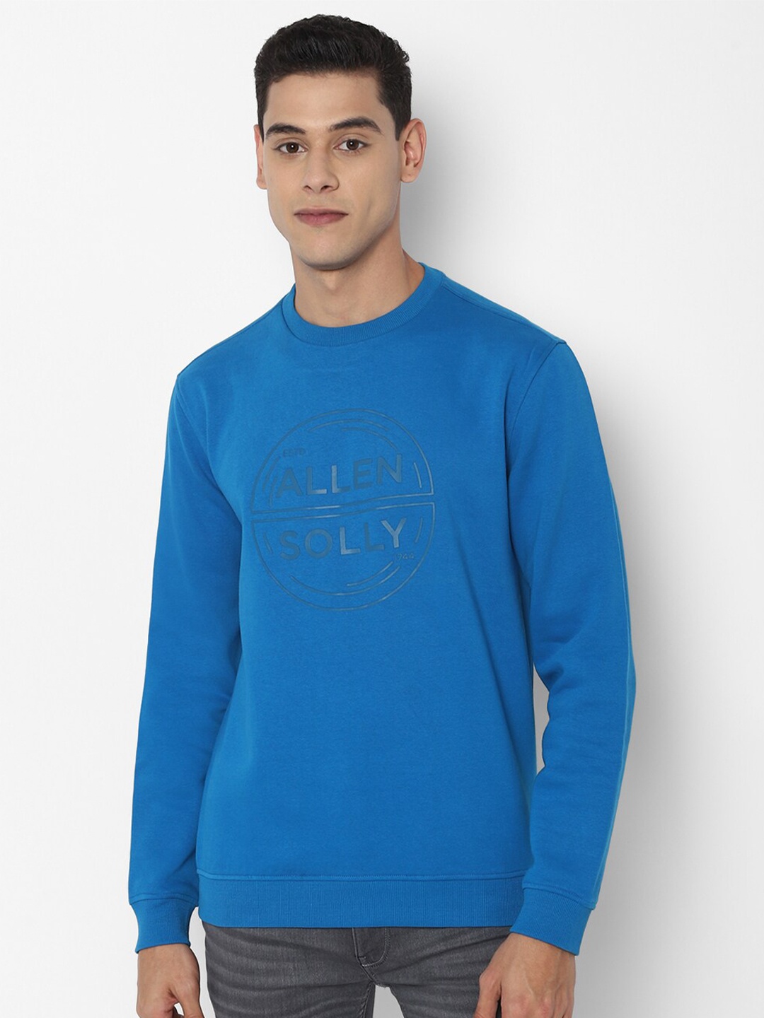 

Allen Solly Men Blue Sweatshirt