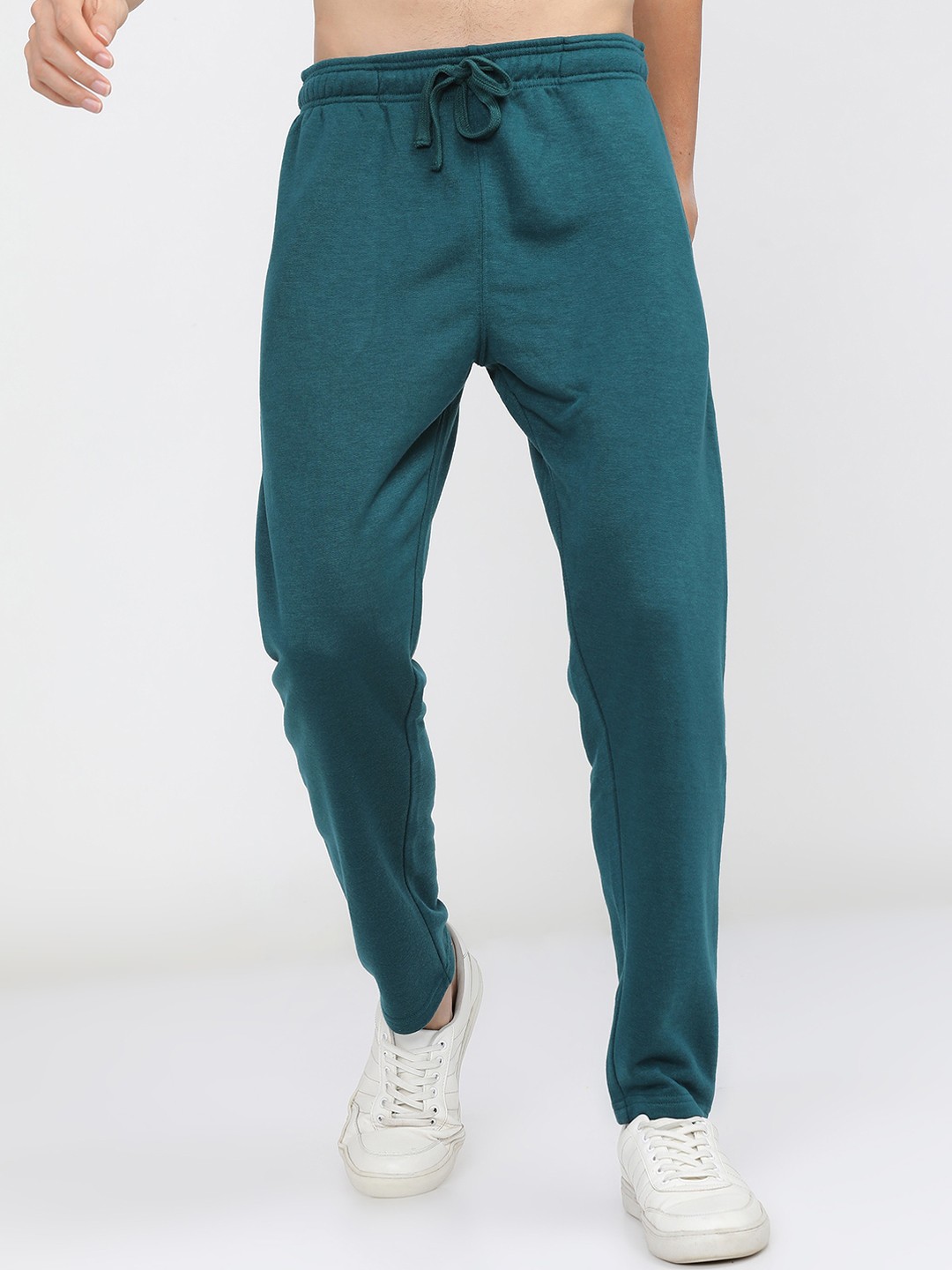 

HIGHLANDER Men Blue Solid Slim-Fit Track Pants