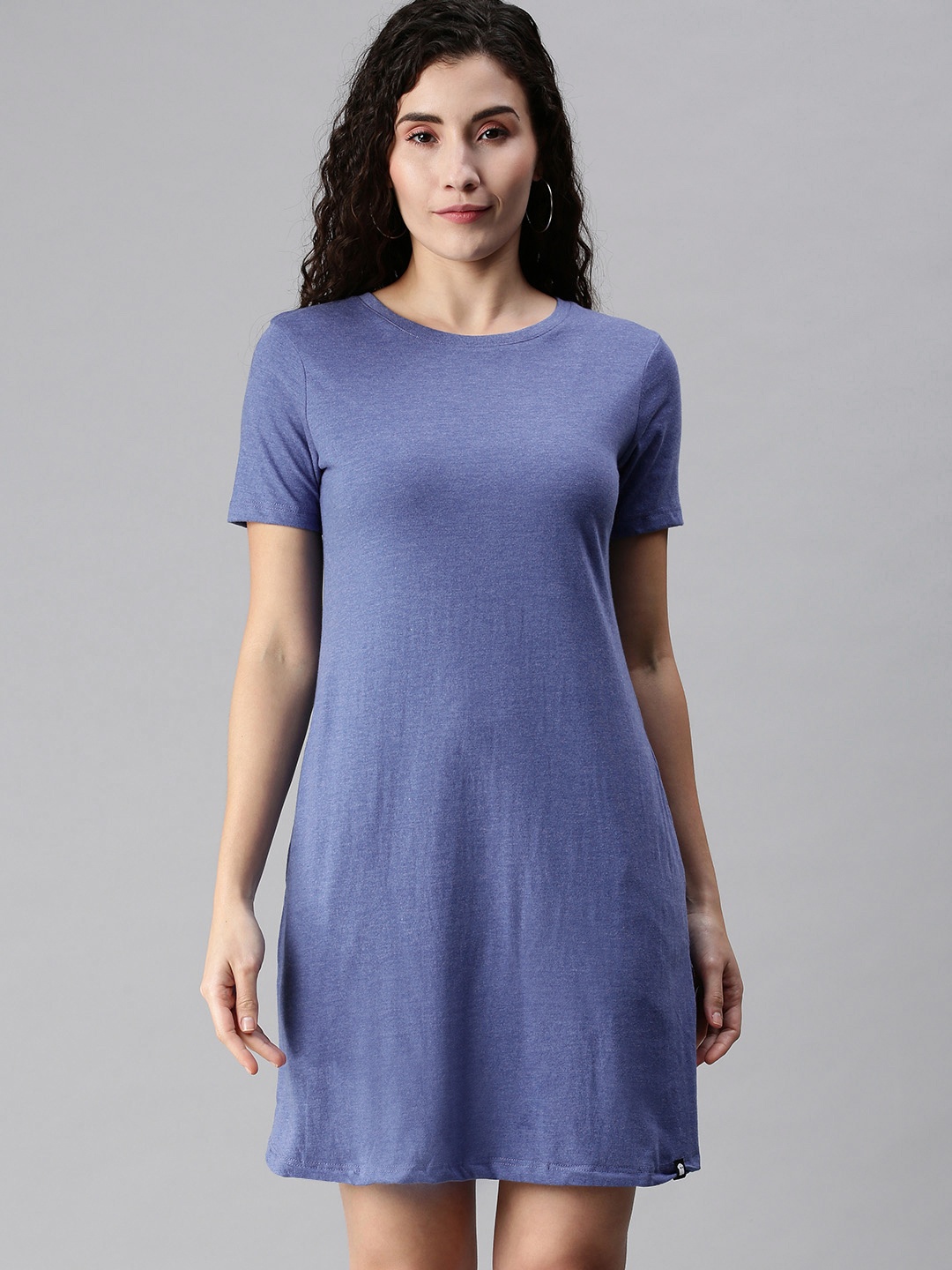 

The Souled Store Blue T-shirt Dress