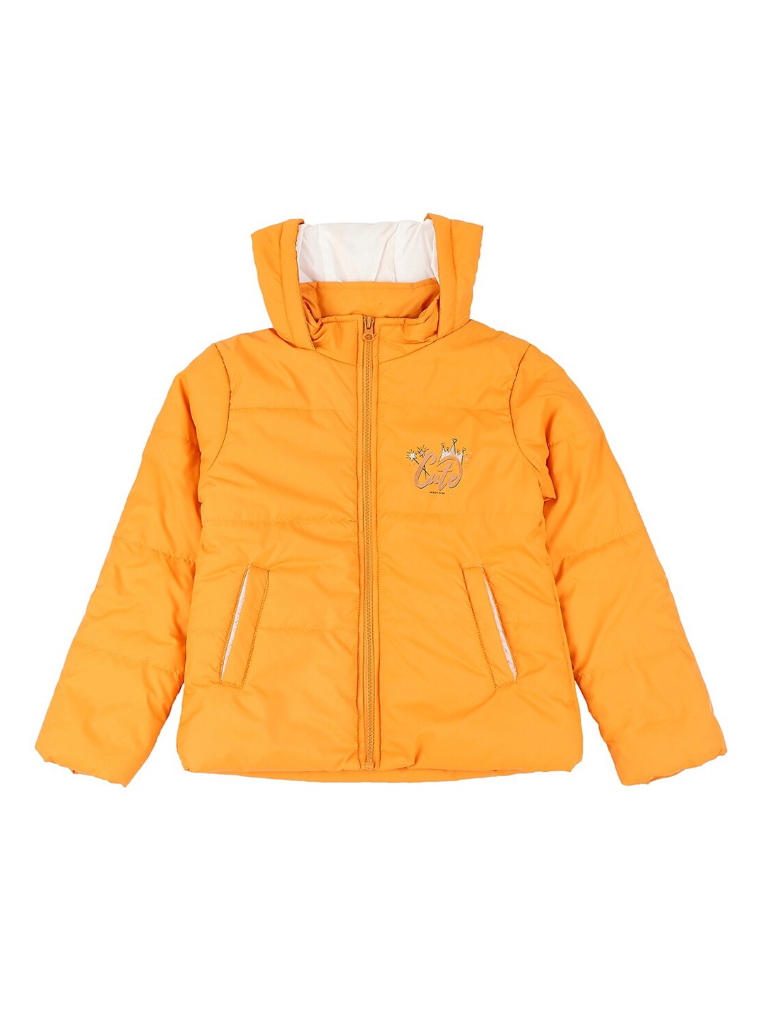 

Zeel Girls Yellow Lightweight Padded Jacket