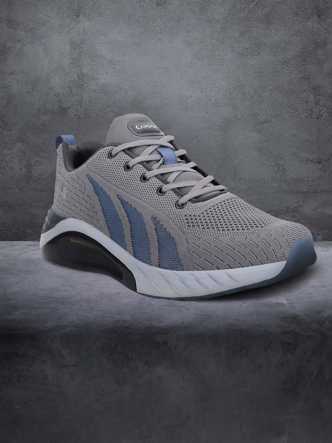 

Campus Men Navy Blue Mesh Running Shoes