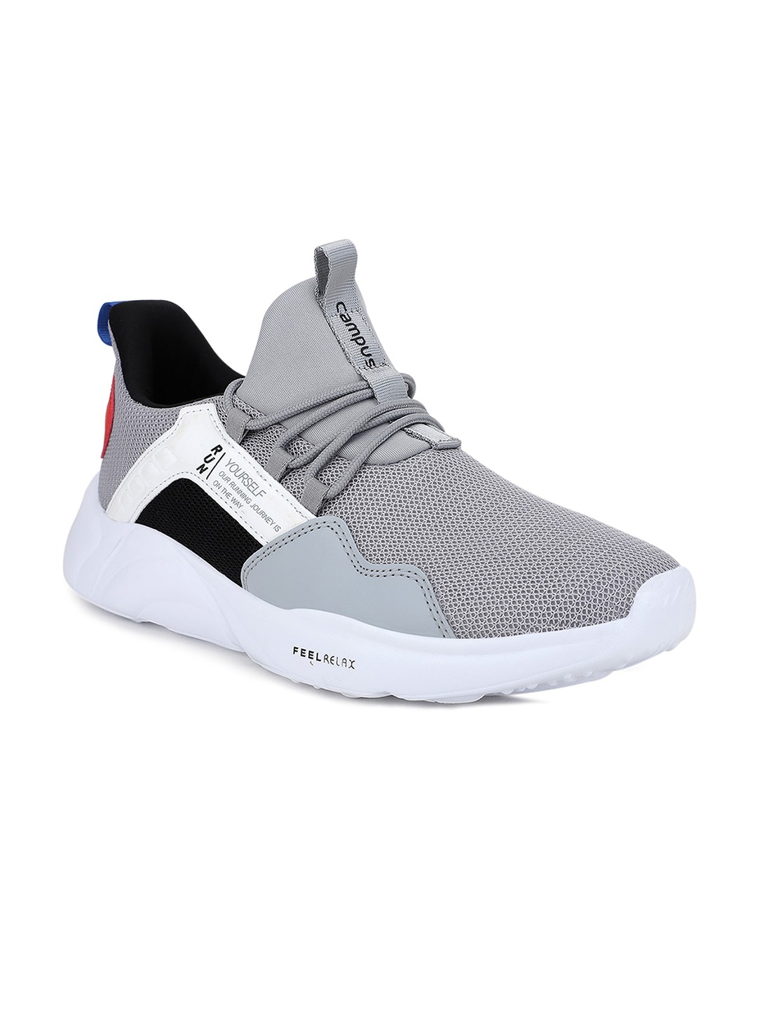 

Campus Men Grey Mesh Running Shoes