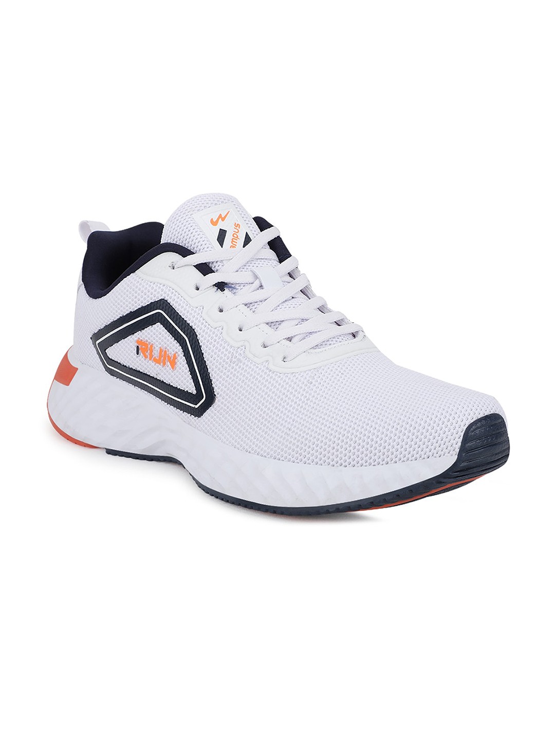 

Campus Men White Mesh Running Shoes
