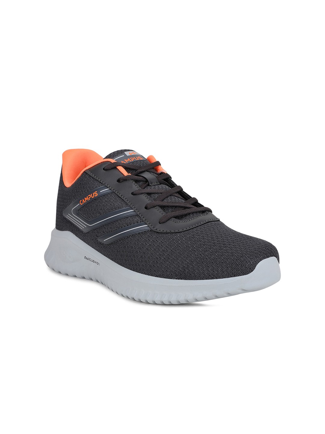 

Campus Men Grey Mesh Running Shoes