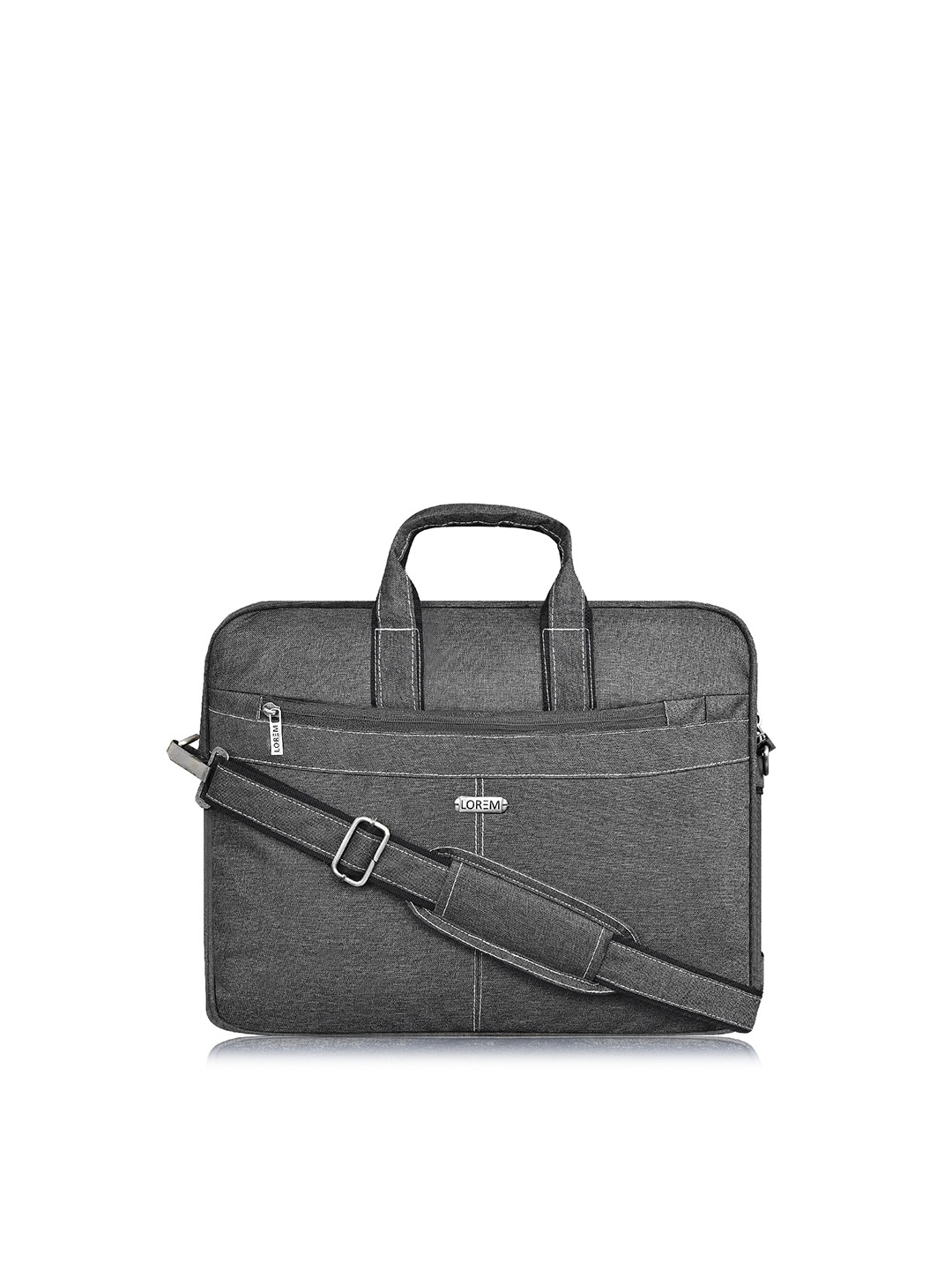 

LOREM Unisex Grey Laptop Bag