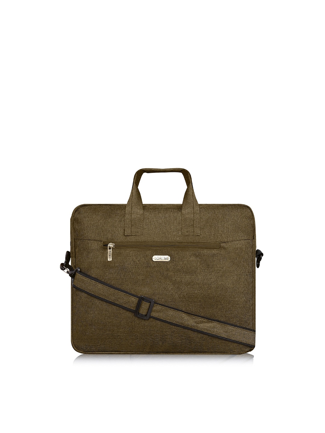 

LOREM Unisex Khaki Laptop Bag