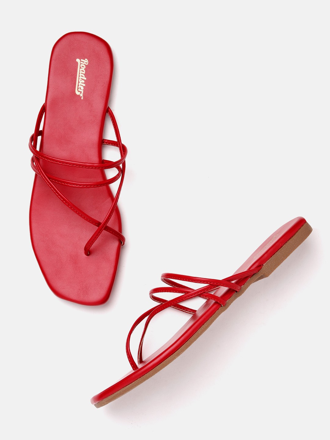 

Roadster Women One Toe Flats, Red