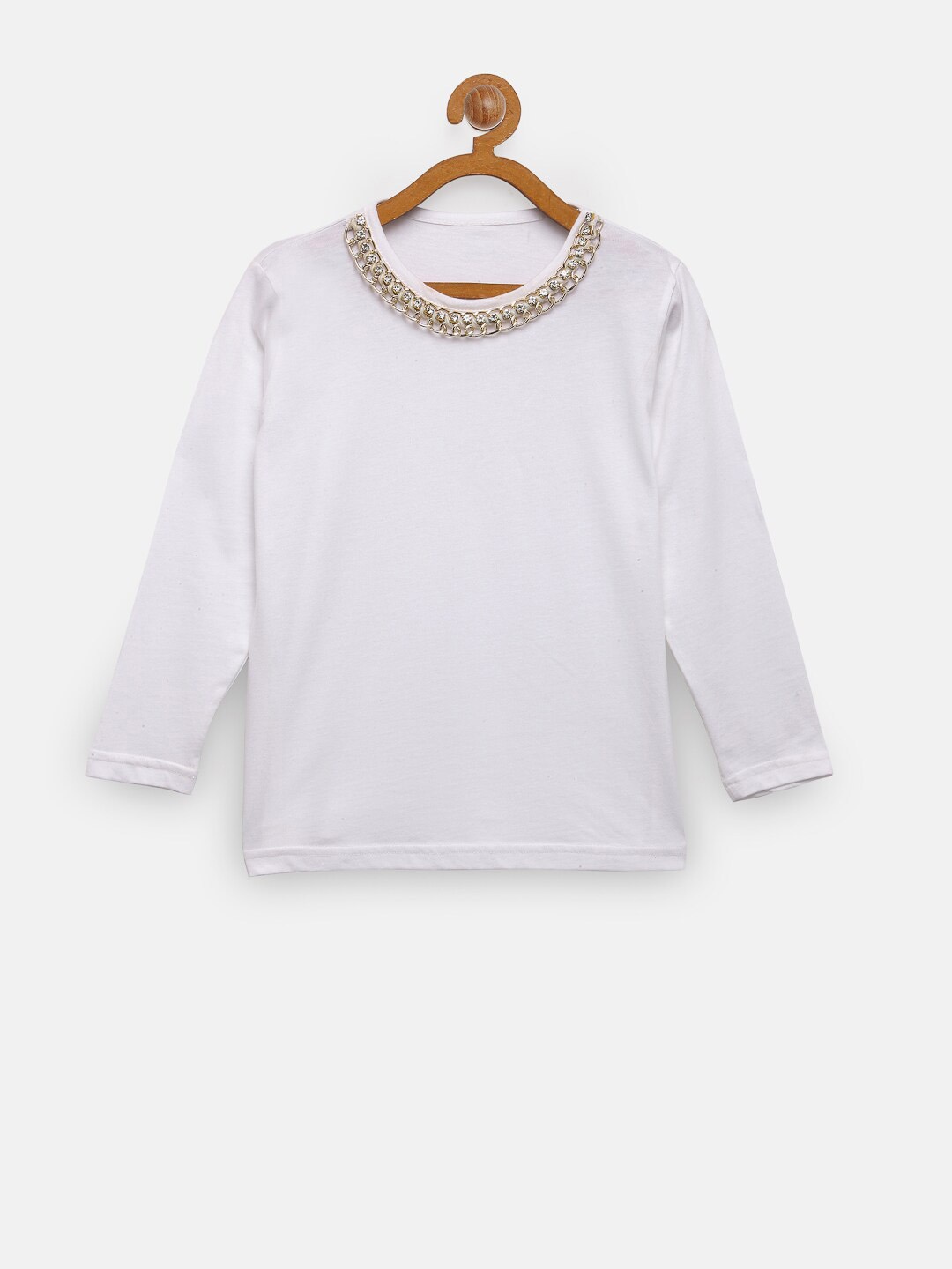 

NYNSH Girls White T-shirt