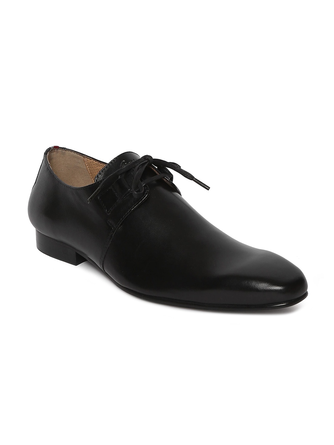 

GABICCI Men Black Solid Formal Derbys