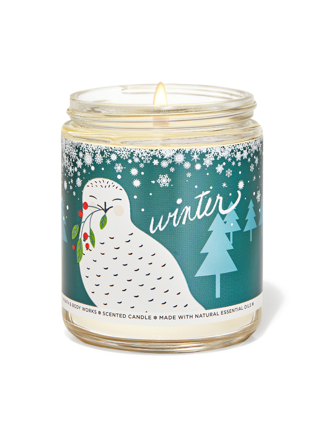 

Bath & Body Works Winter Single Wick Candle - 198 g, Yellow