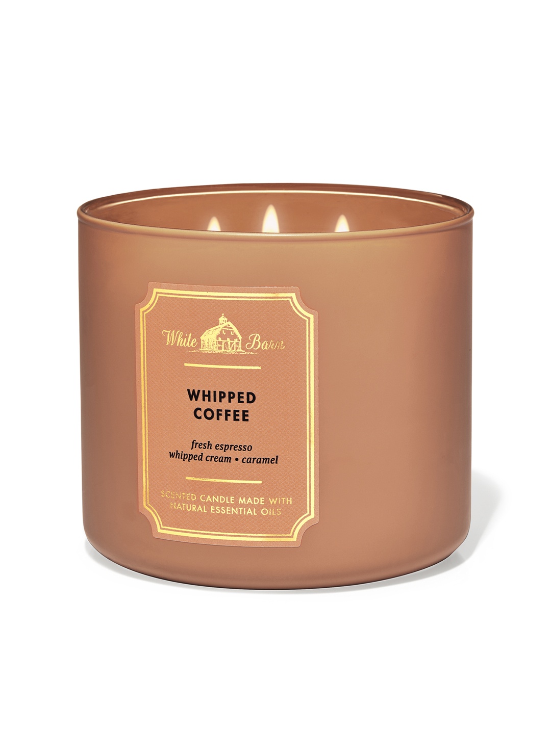 

Bath & Body Works Whipped Coffee 3-Wick Scented Candle - 411 g, Brown
