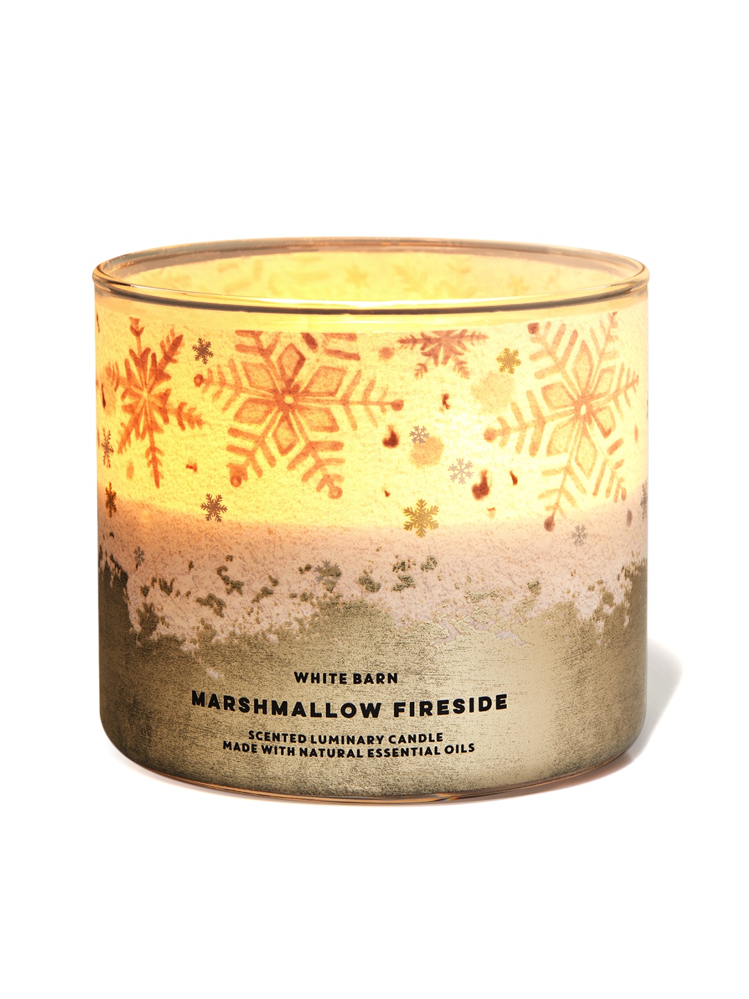 

Bath & Body Works Marshmallow Fireside 3-Wick Scented Candle - 411 g, Orange