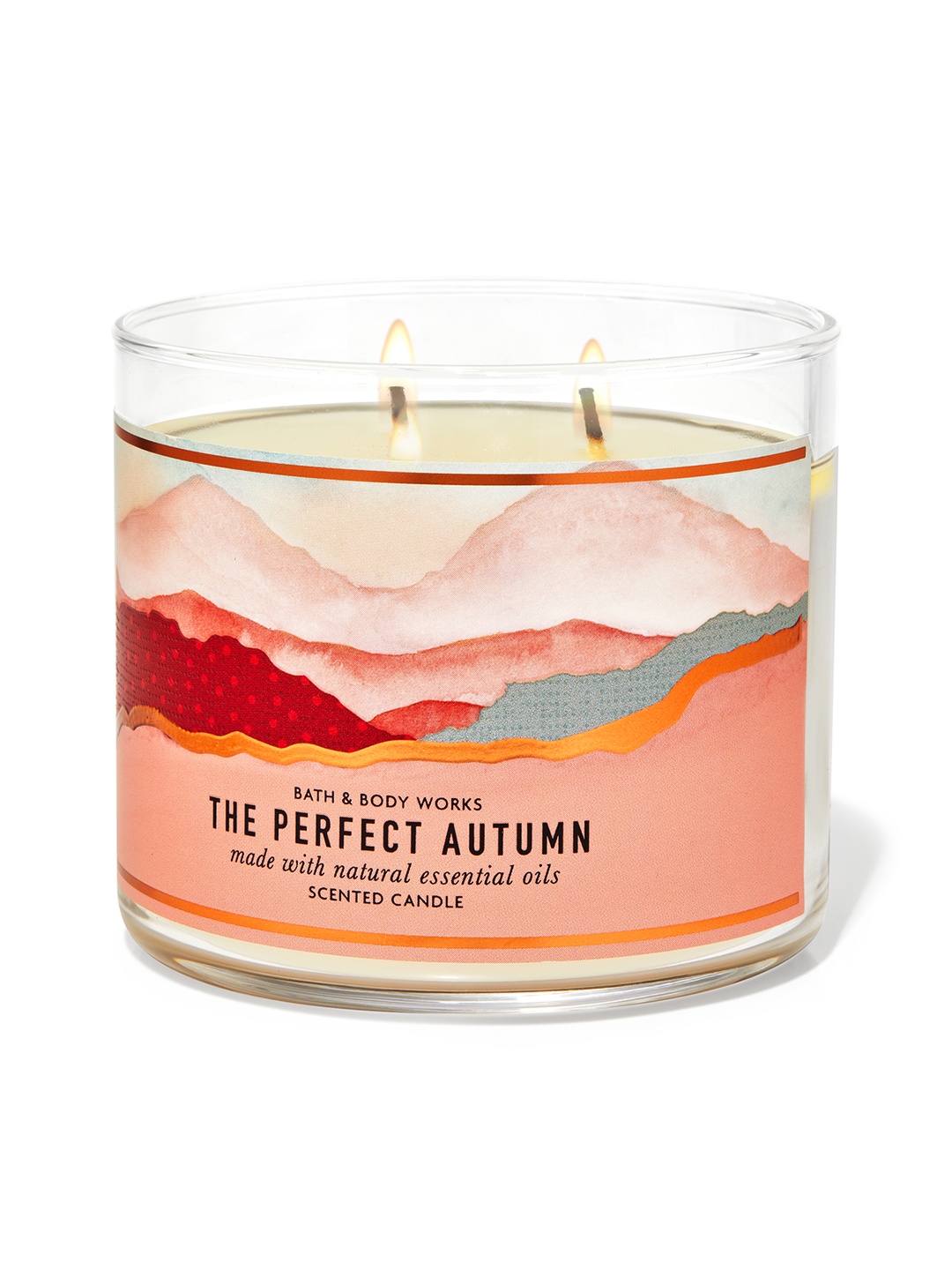 

Bath & Body Works The Perfect Autumn 3-Wick Scented Candle - 411 g, Peach