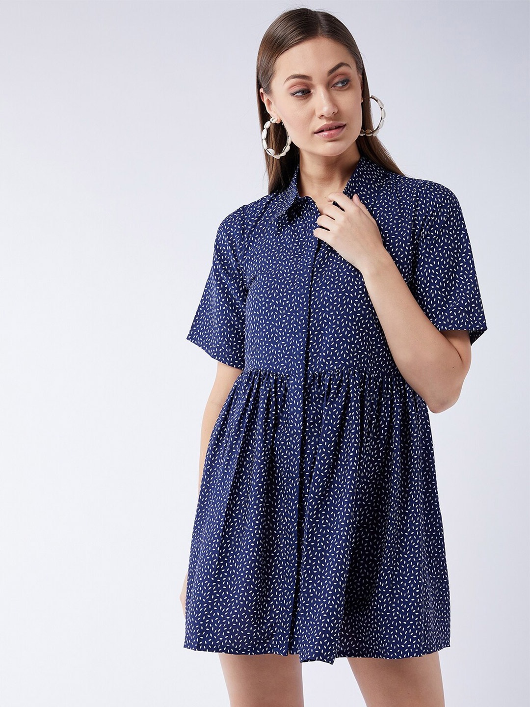 

InWeave Blue Shirt Dress
