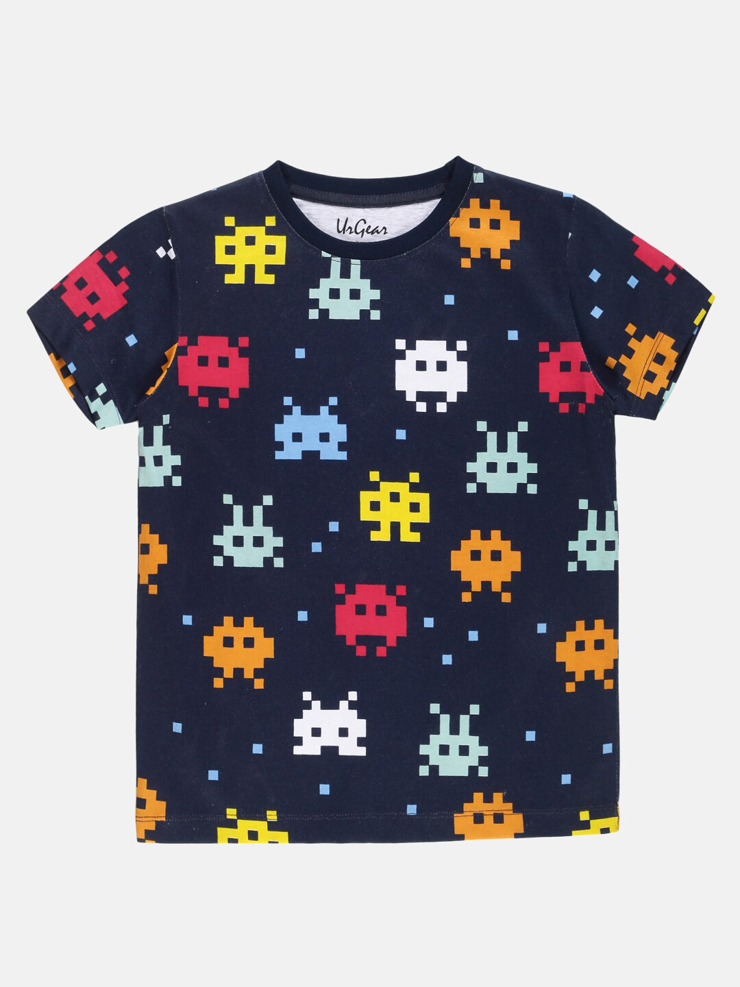 

UrGear Boys Multicoloured Printed Pockets T-shirt, Multi