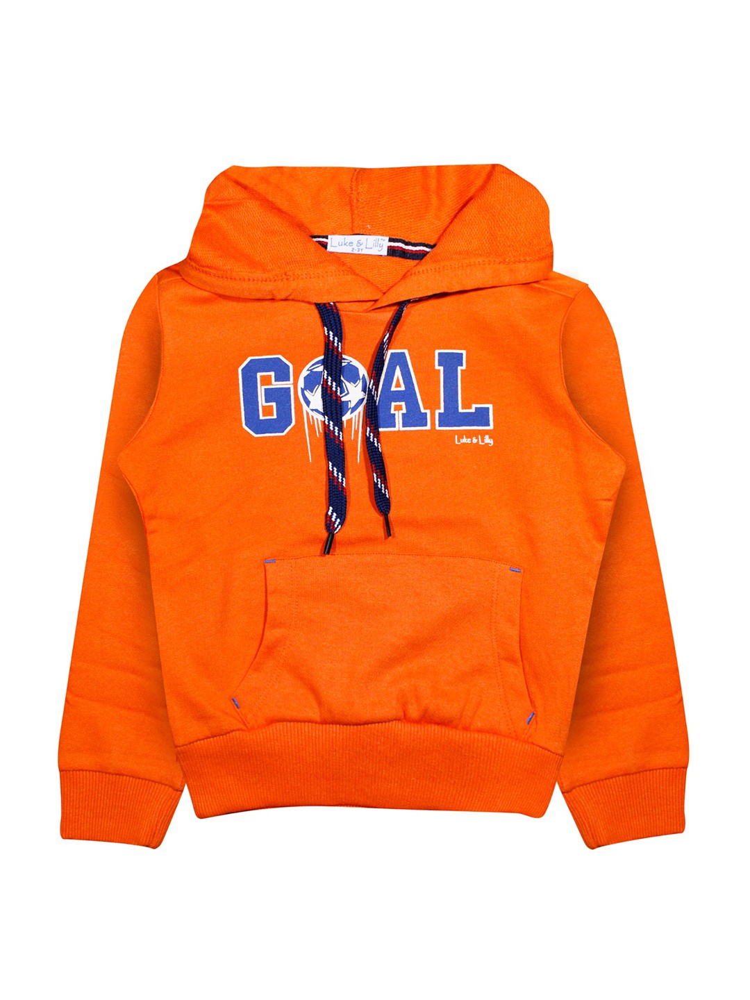 

Luke & Lilly Girls Orange Hooded Sweatshirt