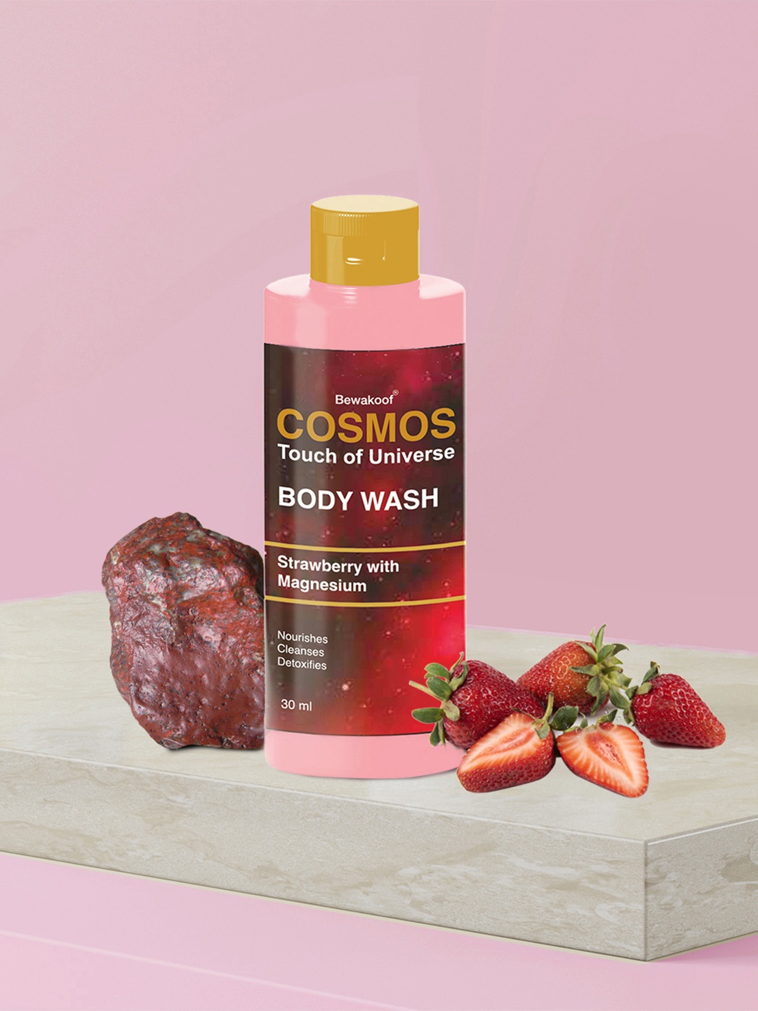 

BEWAKOOF COSMOS Strawberry & Magnesium Body Wash-30ml, White