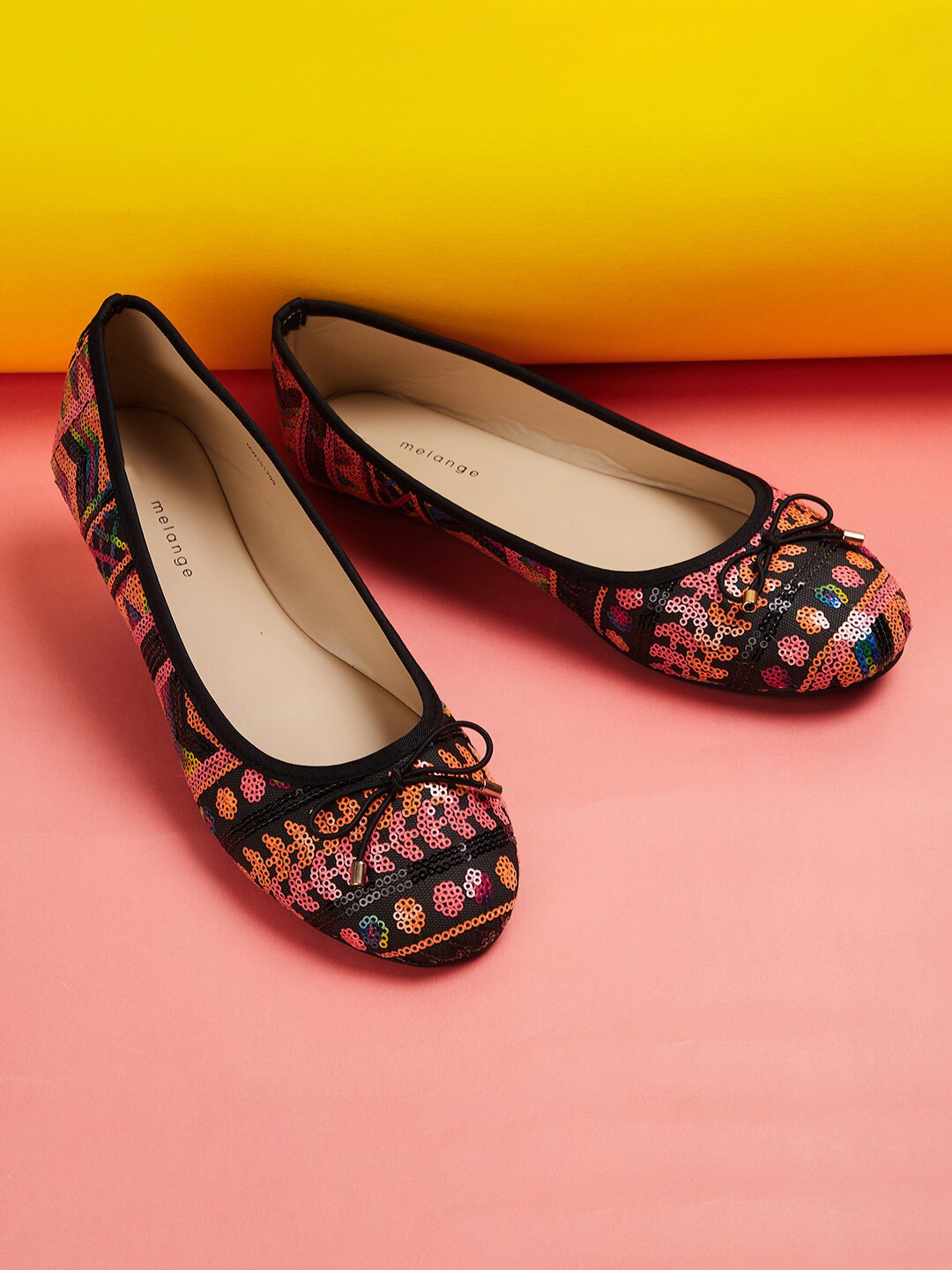 

Melange by Lifestyle Women Multicoloured Printed Loafers, Multi