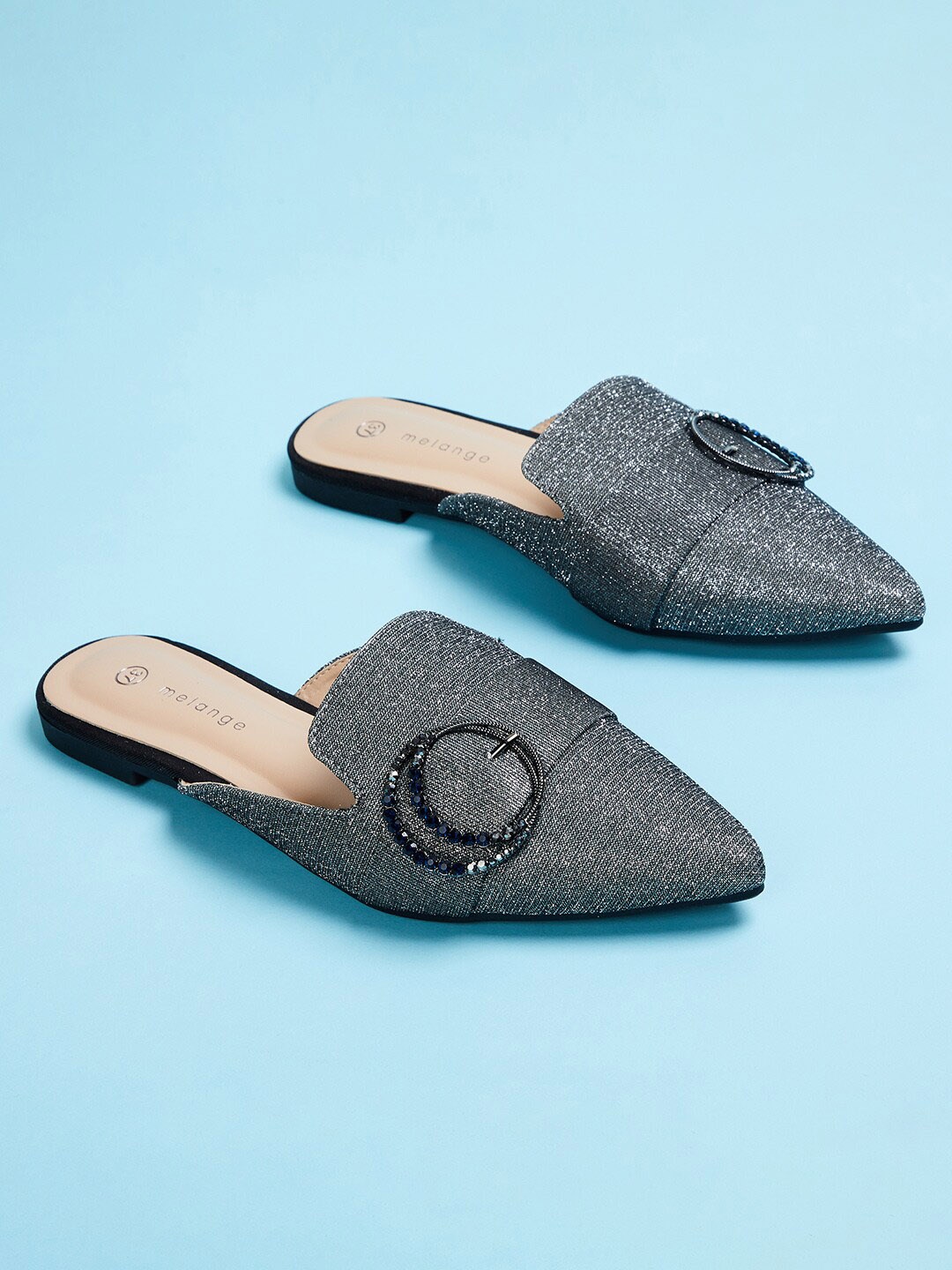 

Melange by Lifestyle Women Grey Textured Flat Boots