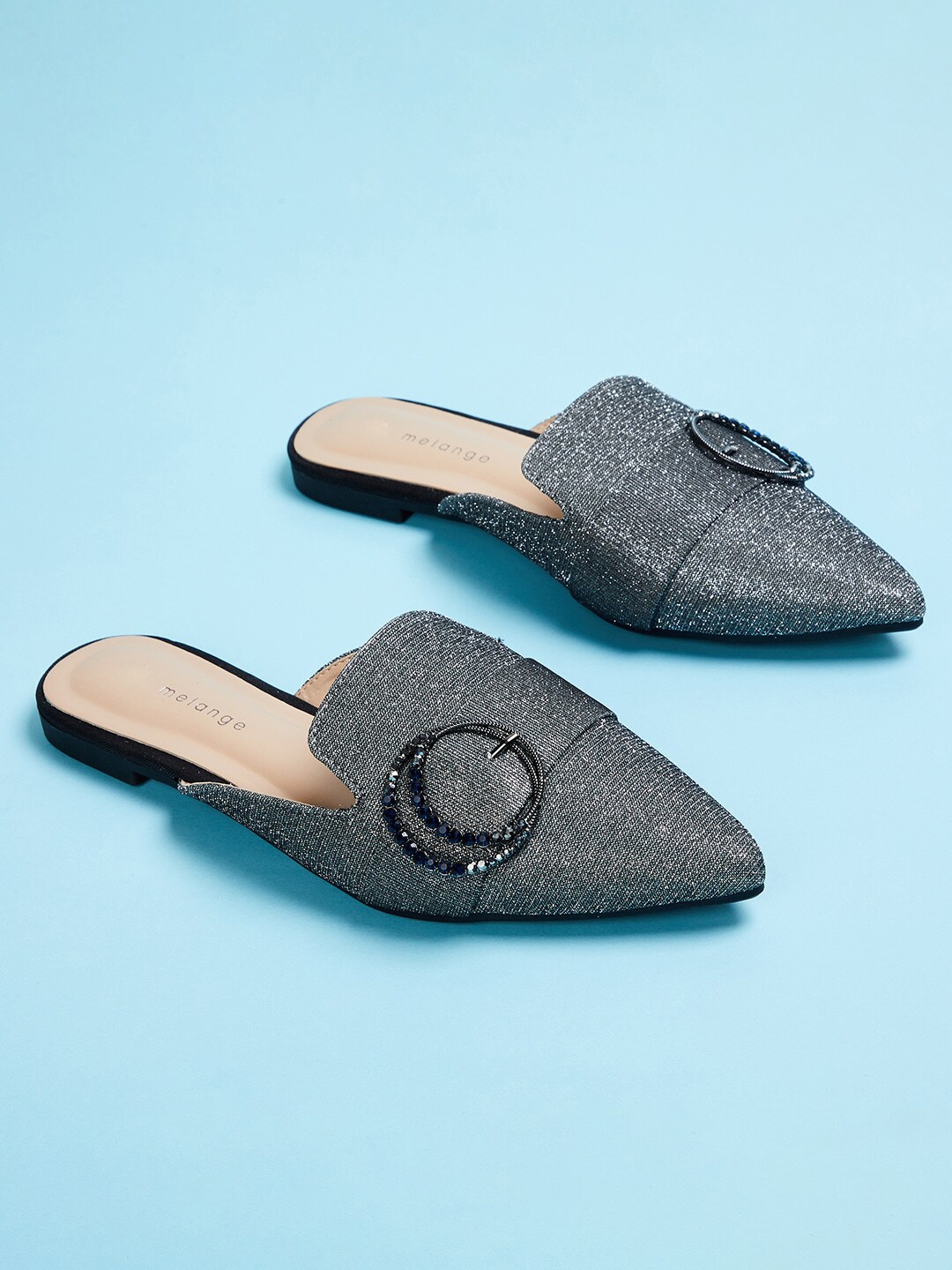 

Melange by Lifestyle Women Grey Textured Flat Boots