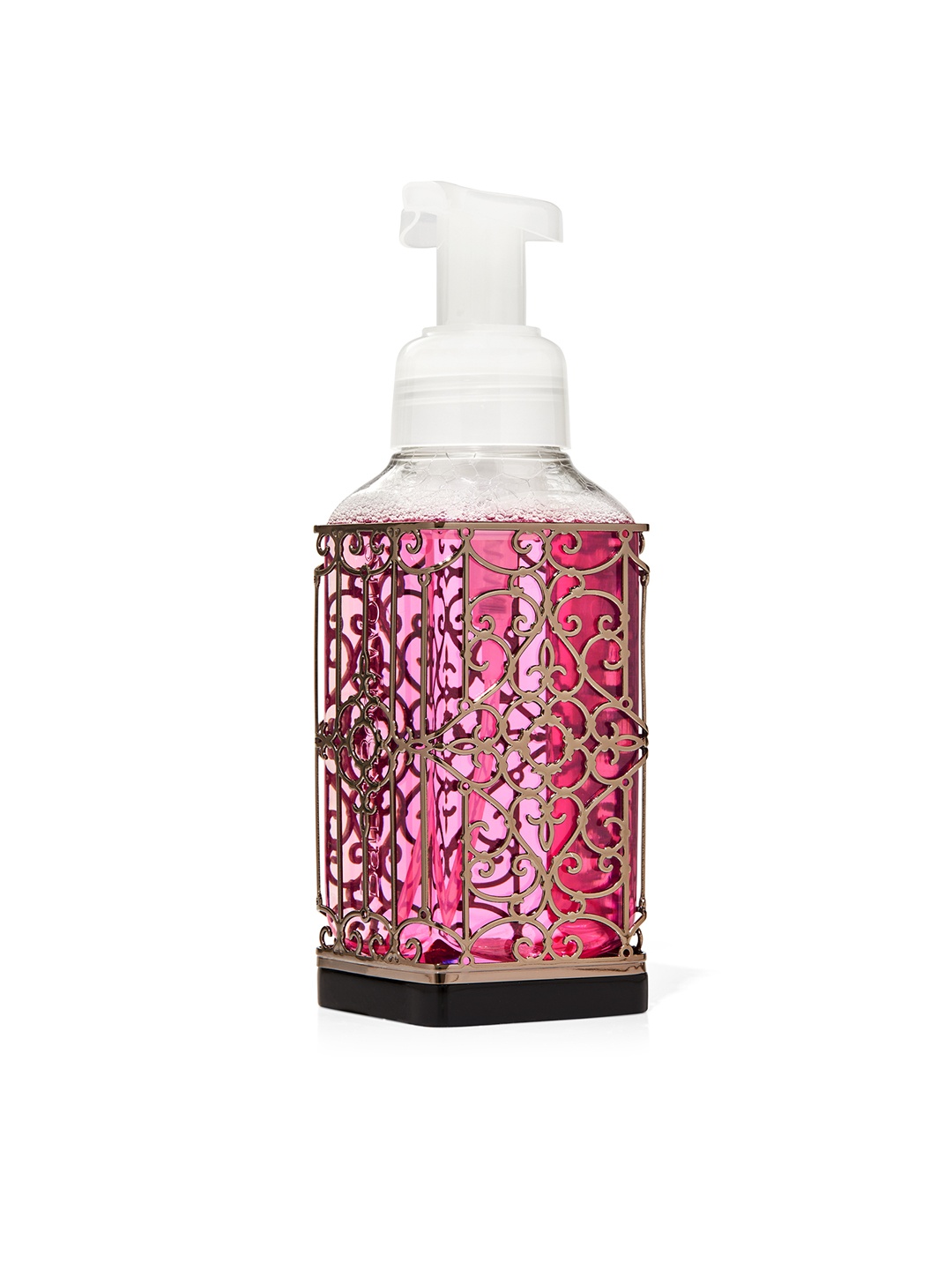 

Bath & Body Works Gold-Toned Ornate Gate Gentle Foaming Soap Holder