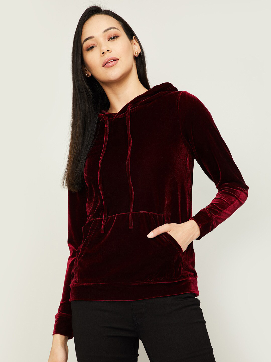 

Bossini Women Red Sweatshirt