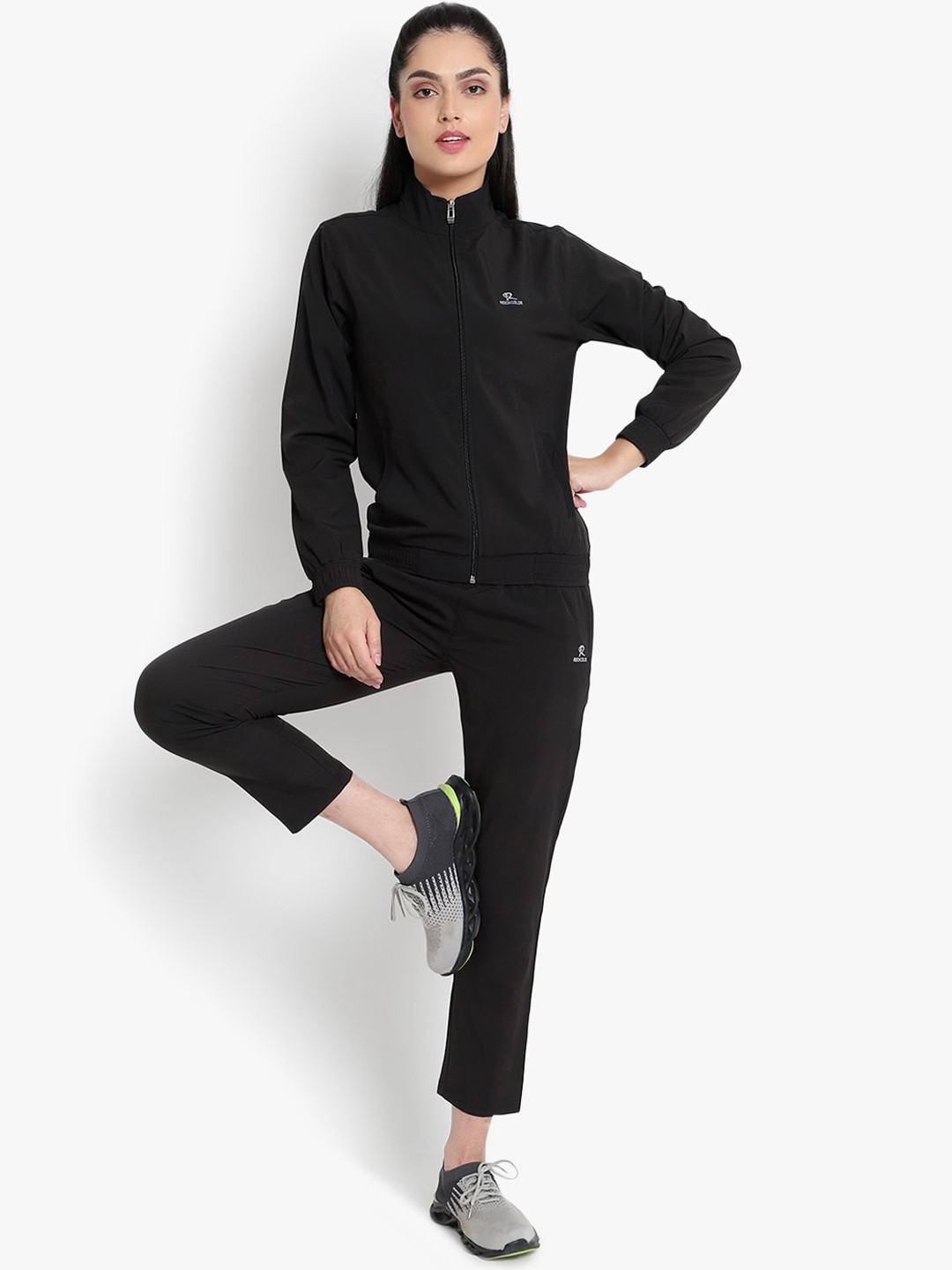 

Reich Color Women Black Solid Track Suit