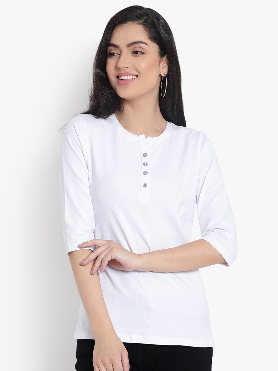 

Reich Color White Regular Top