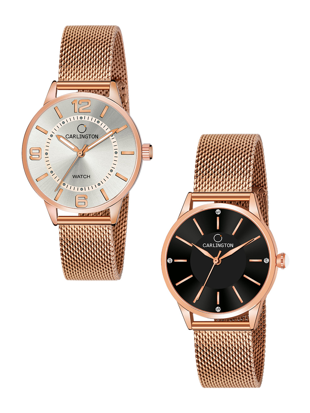 

CARLINGTON Women Set of 2 Multicoloured Dial & Multicoloured Analogue Watch, Multi