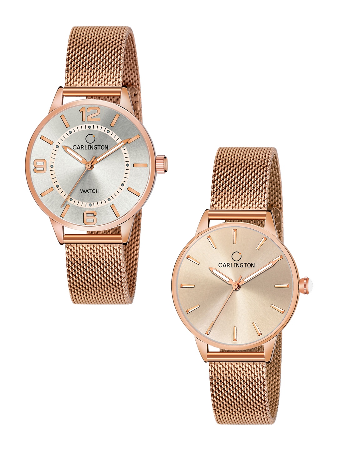

CARLINGTON Women Set of 2 Multicoloured Dial & Multicoloured Watch, Multi