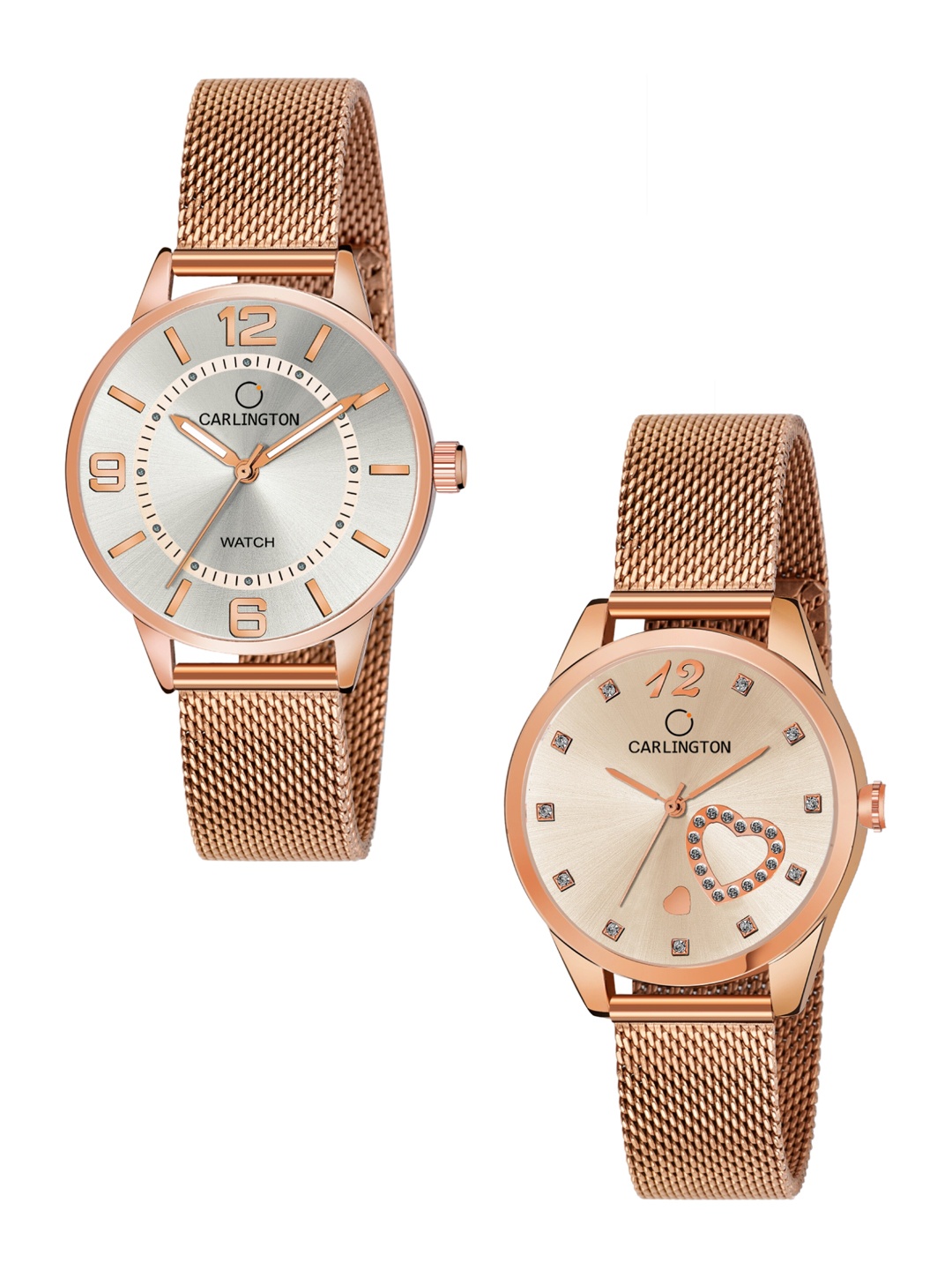 

CARLINGTON Women Set of 2 Multicoloured Dial & Multicoloured Analogue Watch, Multi