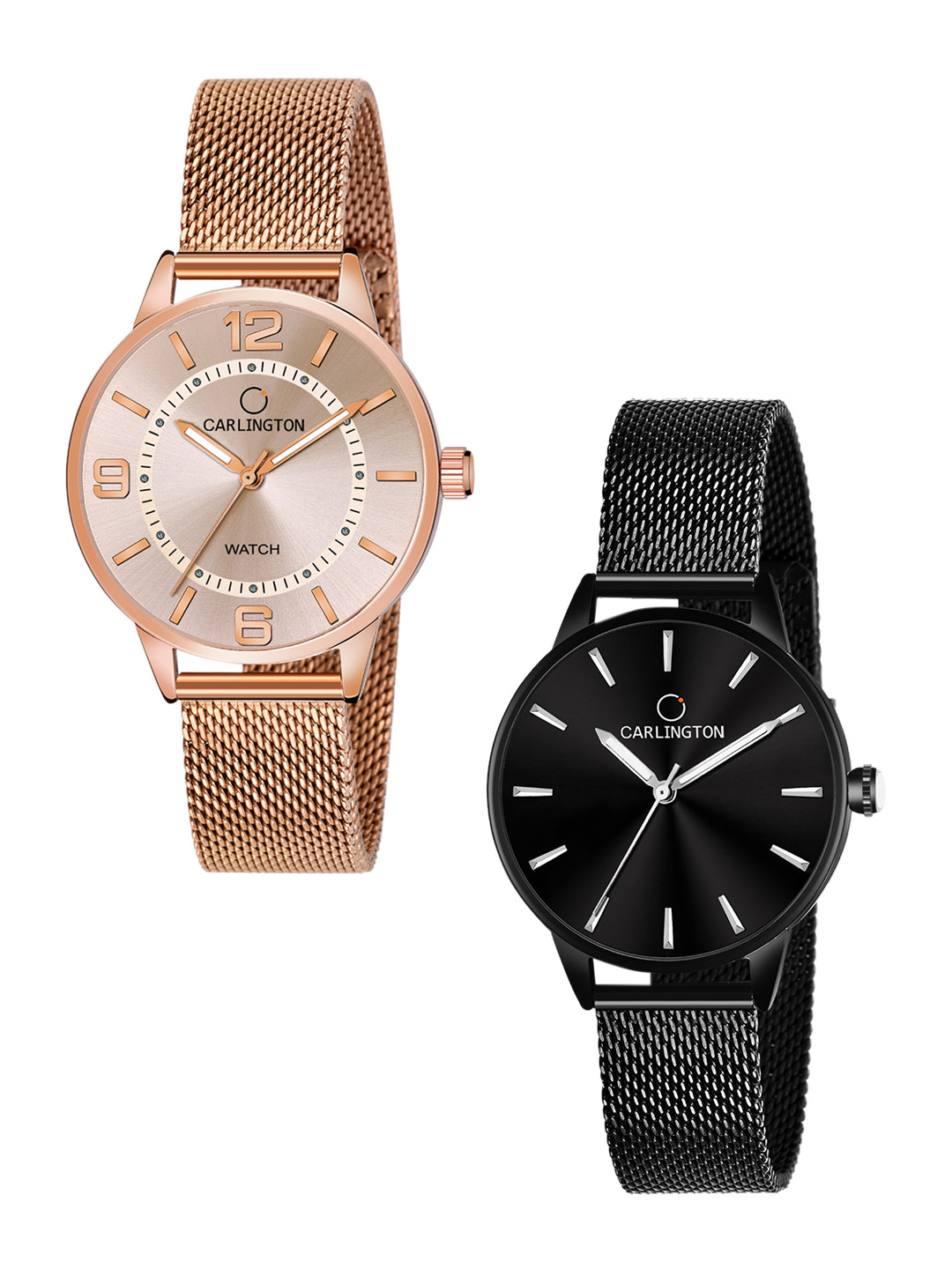 

CARLINGTON Women Set of 2 Multicoloured Dial & Multicoloured Analogue Watch, Multi