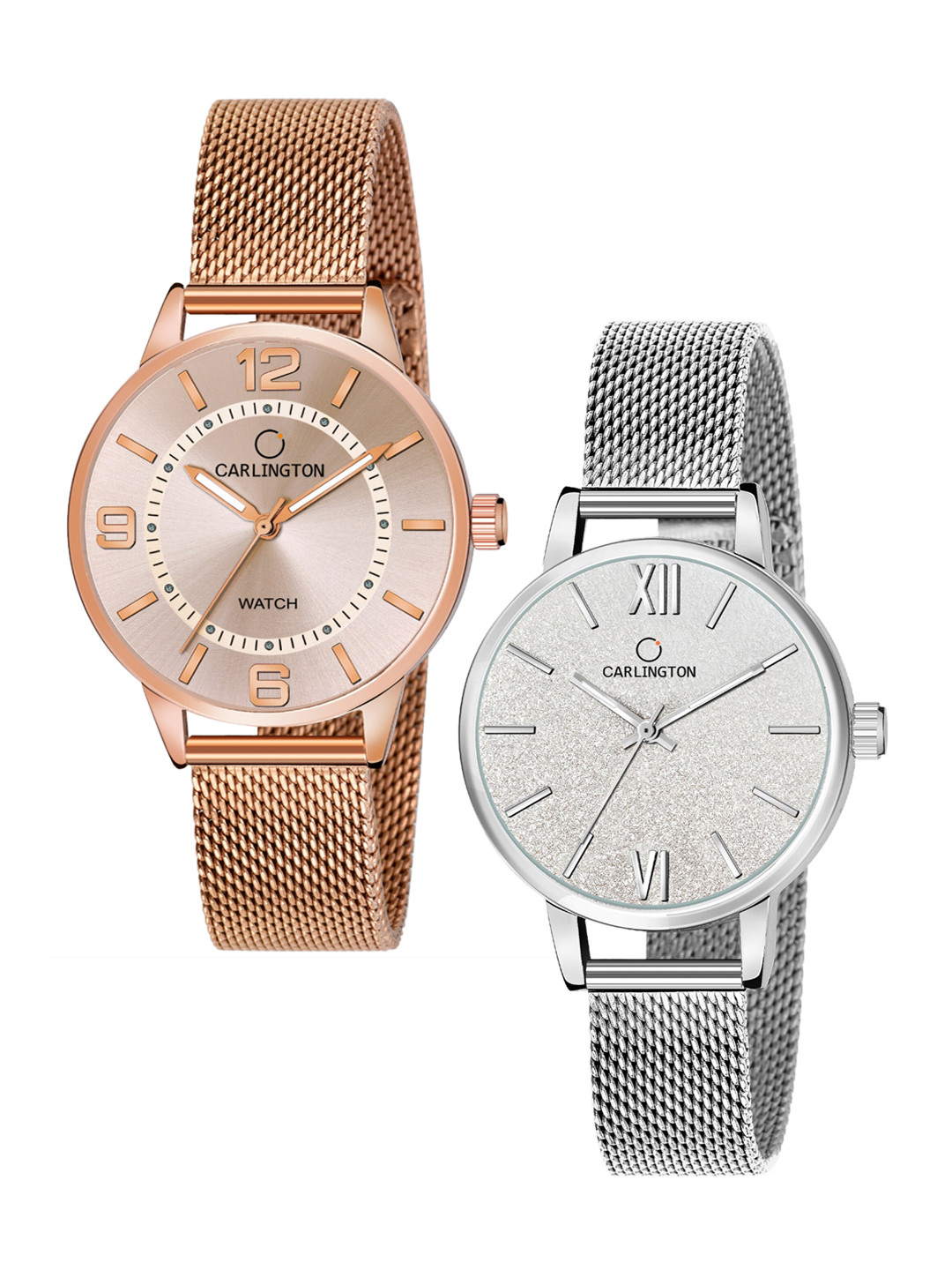 

CARLINGTON Women Set of 2 Multicoloured Dial & Multicoloured Analogue Watch, Multi