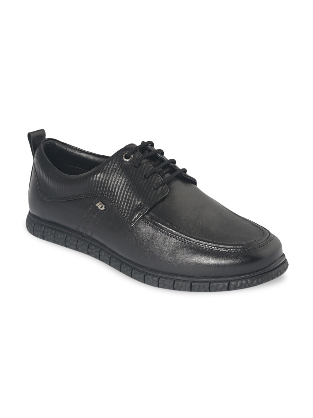 

iD Men Black Lace Up Formal Shoes