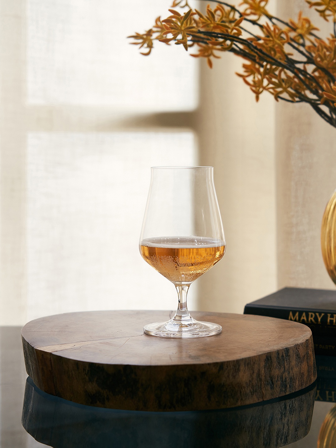 

Pure Home and Living Set Of 6 Transparent Solid Alca Cognac Glasses