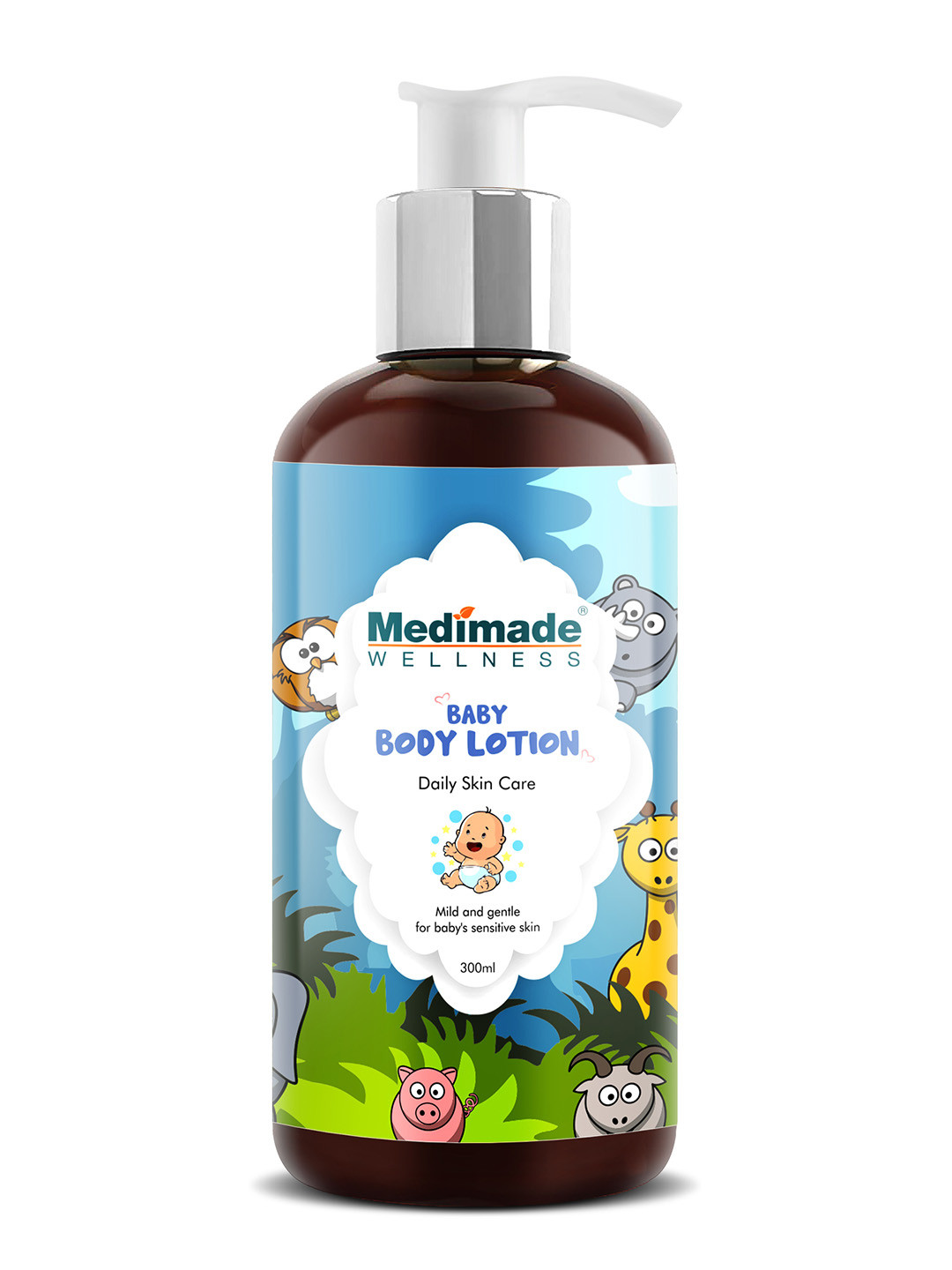 

Medimade Baby Body Lotion - 300 ml, Brown