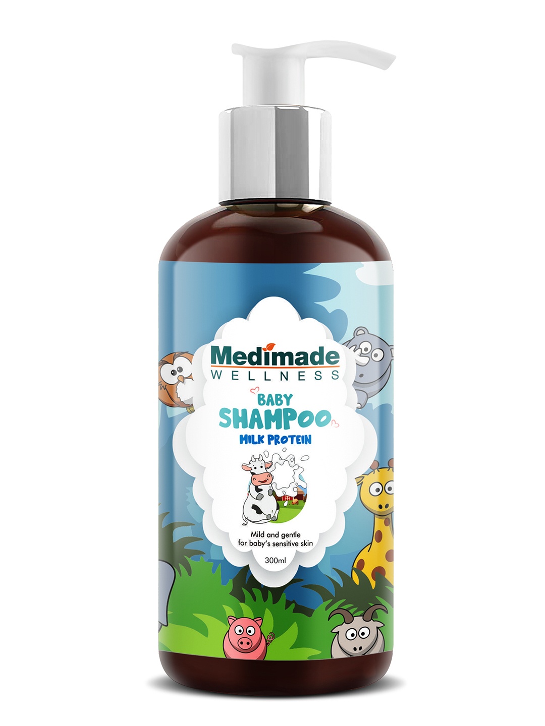 

Medimade Baby Shampoo Milk Protein - 300 ml, Off white