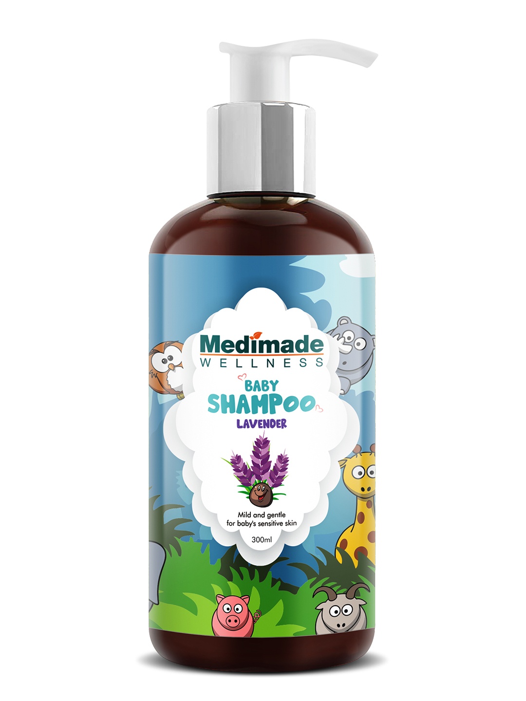 

Medimade Baby Shampoo Lavender - 300 ml, Brown