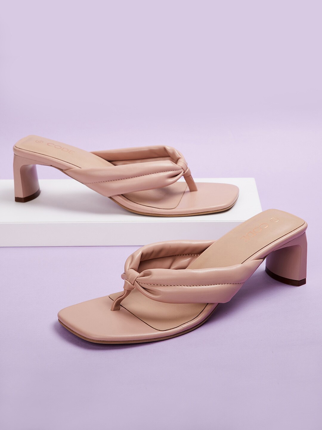 

CODE by Lifestyle Pink Block Heels