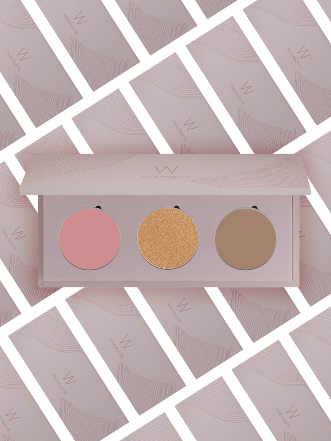 

W Face Palette Be Yourself, Pink