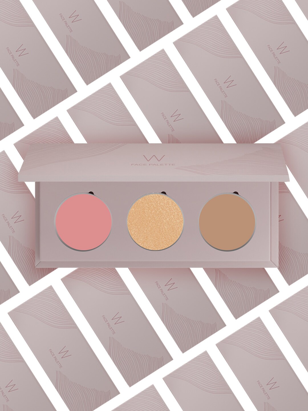 

W Peach Face Palette - Keep it up, Pink