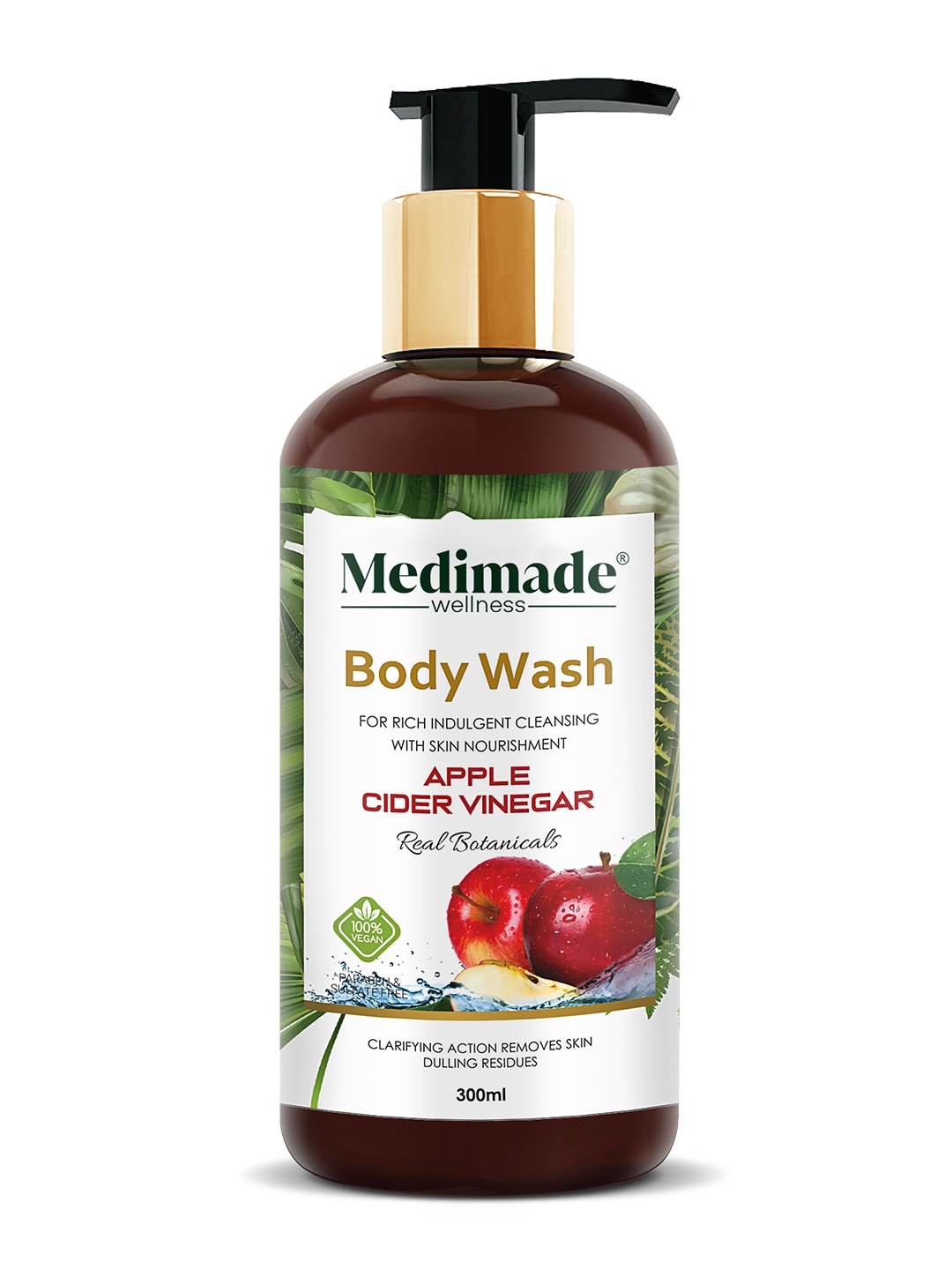 

Medimade Yellow Organic Apple Cider Vinegar Body Wash 300 Ml
